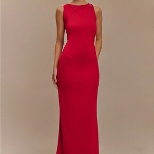 Meshki Vibrant Red Maxi Dress